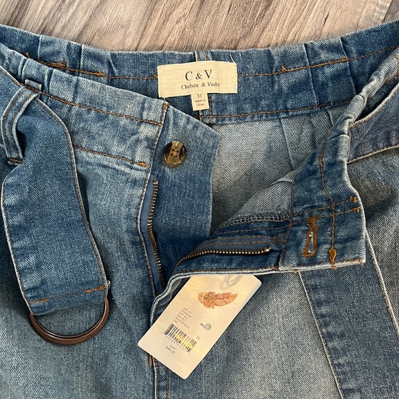 Womens Denim Skirt - Picture 2 of 7